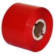 Термотрансферная красящая лента (Красный) Риббон WAX Standart (RED) 60*300 1" Out